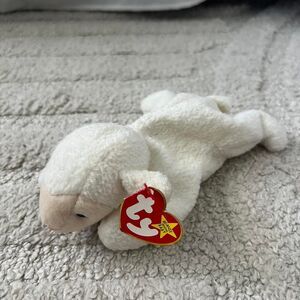 Ty-lr White and Cream Stuffed-animals